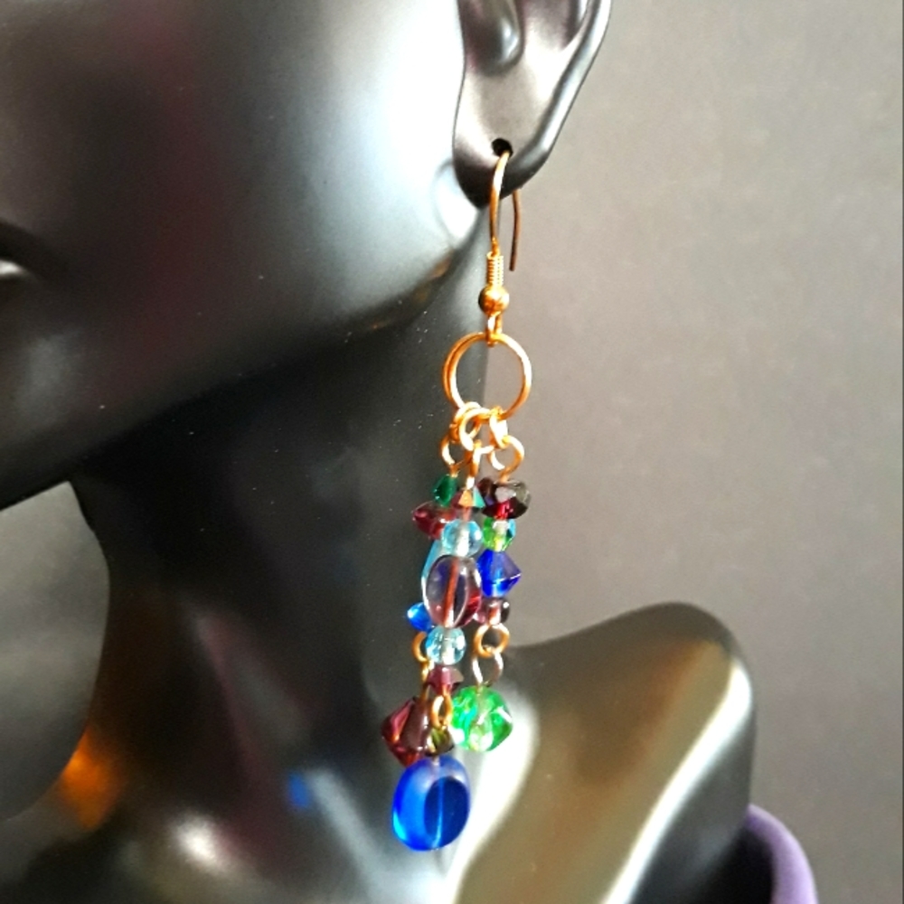 Handmade Boho Chic dangle earrings